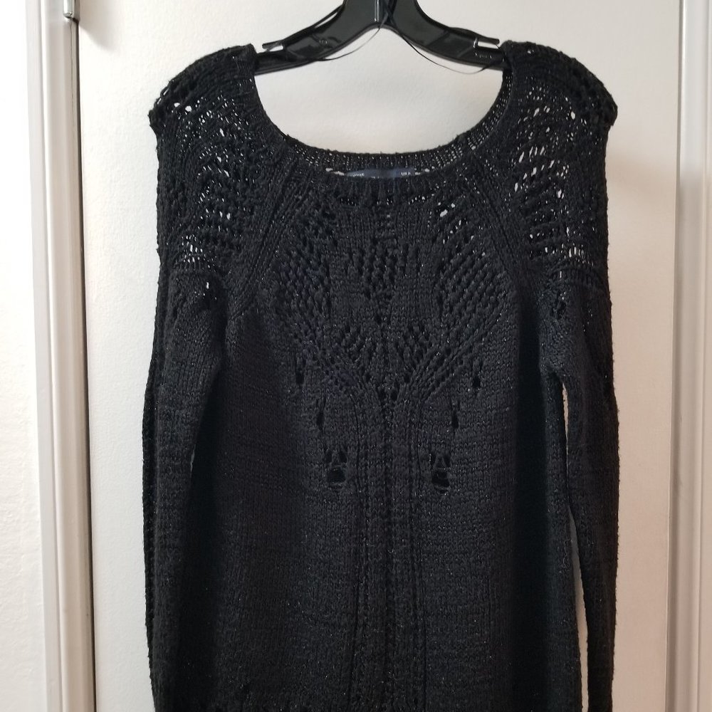 Zara Long sleeve open knit pullover sweater.